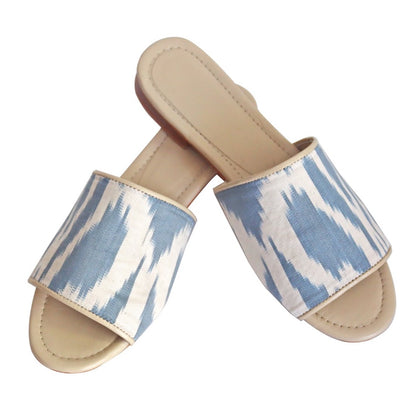 silk ikat slippers 012