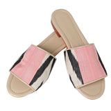 silk ikat slippers 028