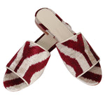 silk velvet ikat slippers 011