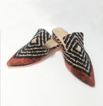 silk velvet ikat slippers 038