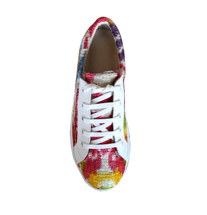 silk velvet ikat sneakers 036