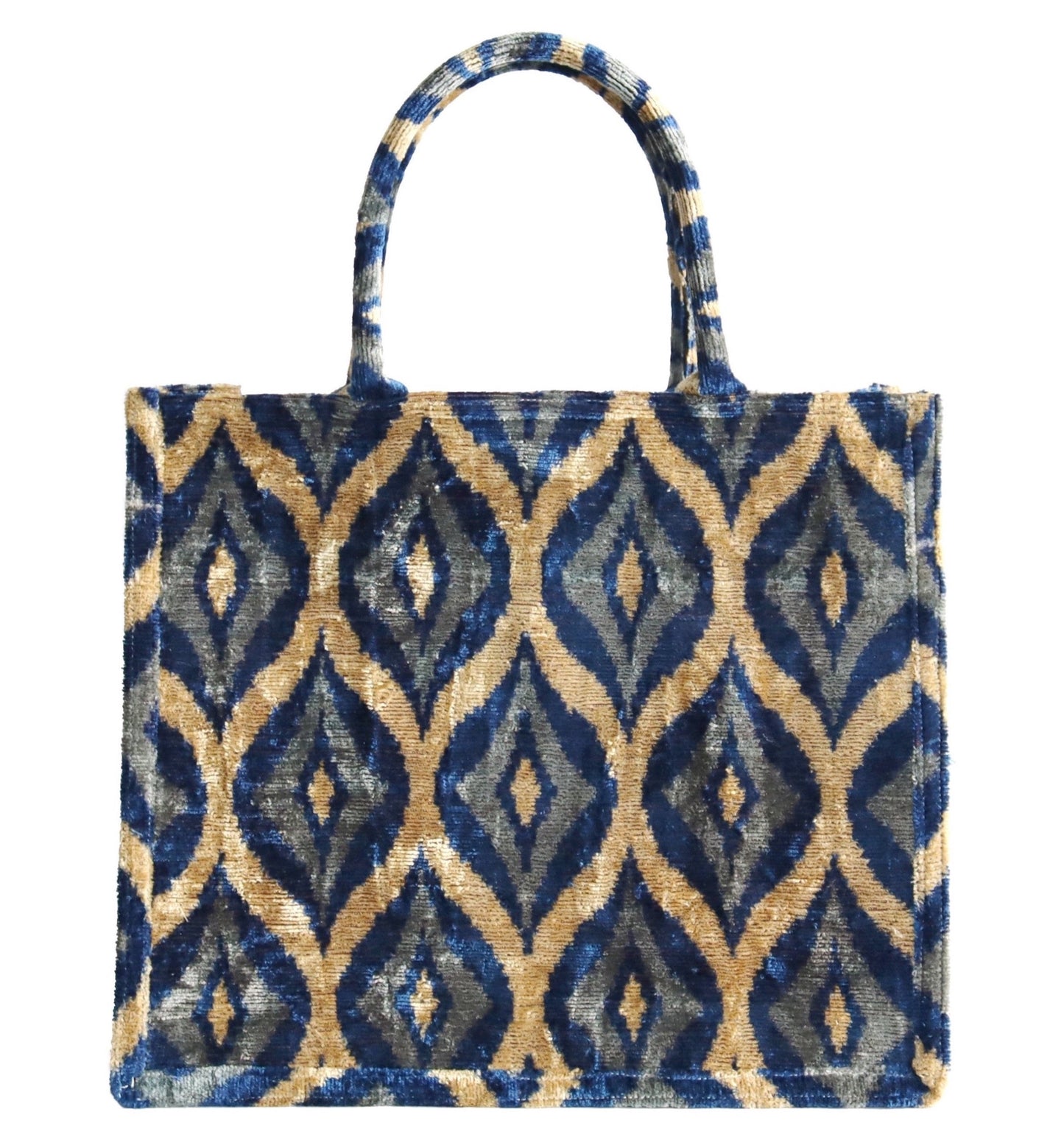 silk velvet ikat totebag 037
