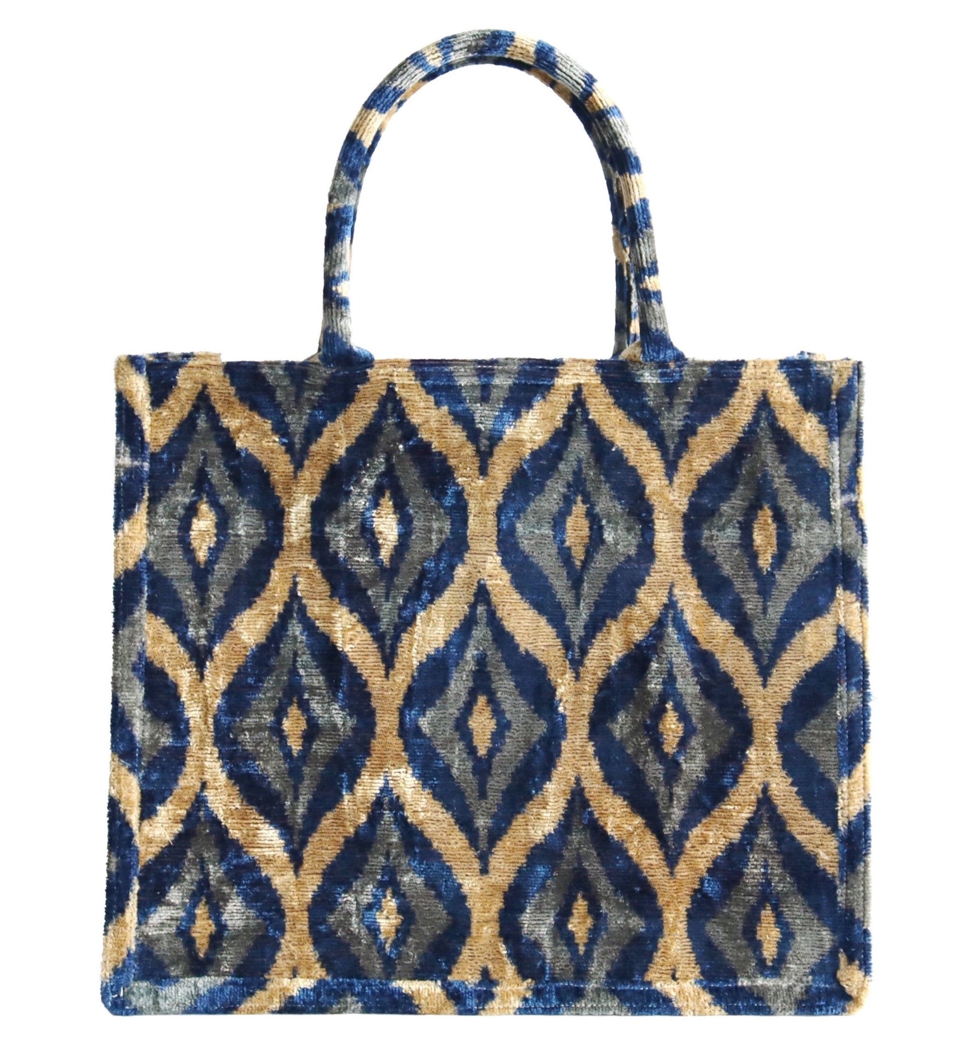 silk velvet ikat totebag 037