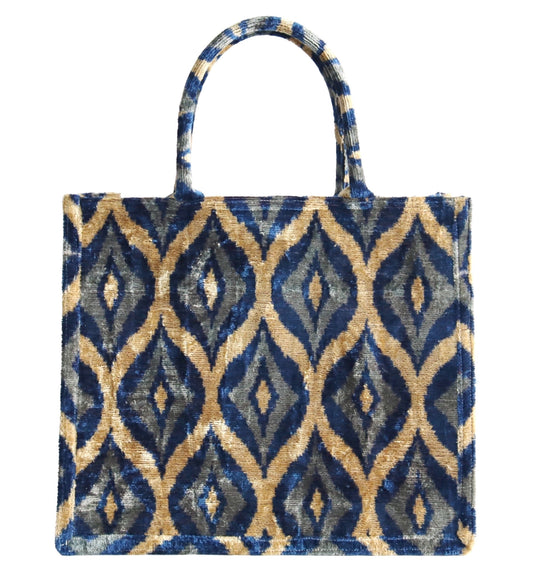 silk velvet ikat totebag 037