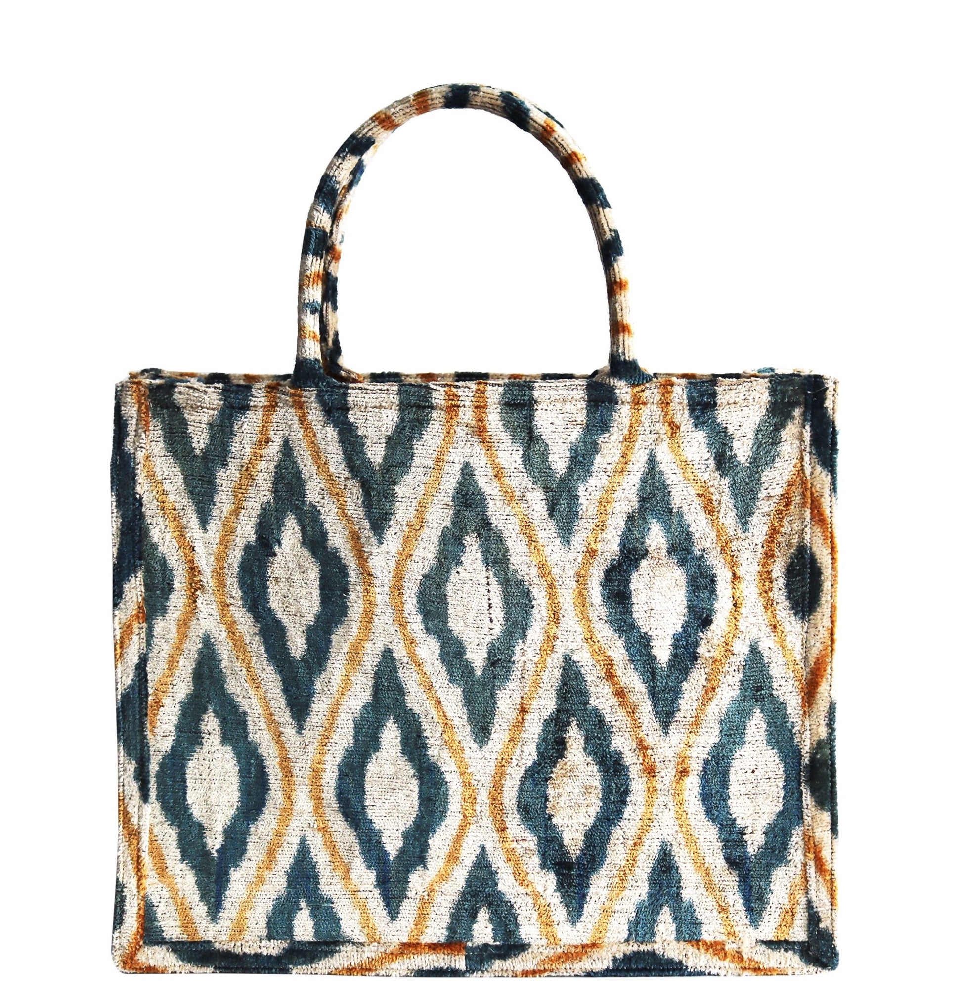silk velvet ikat totebag 017