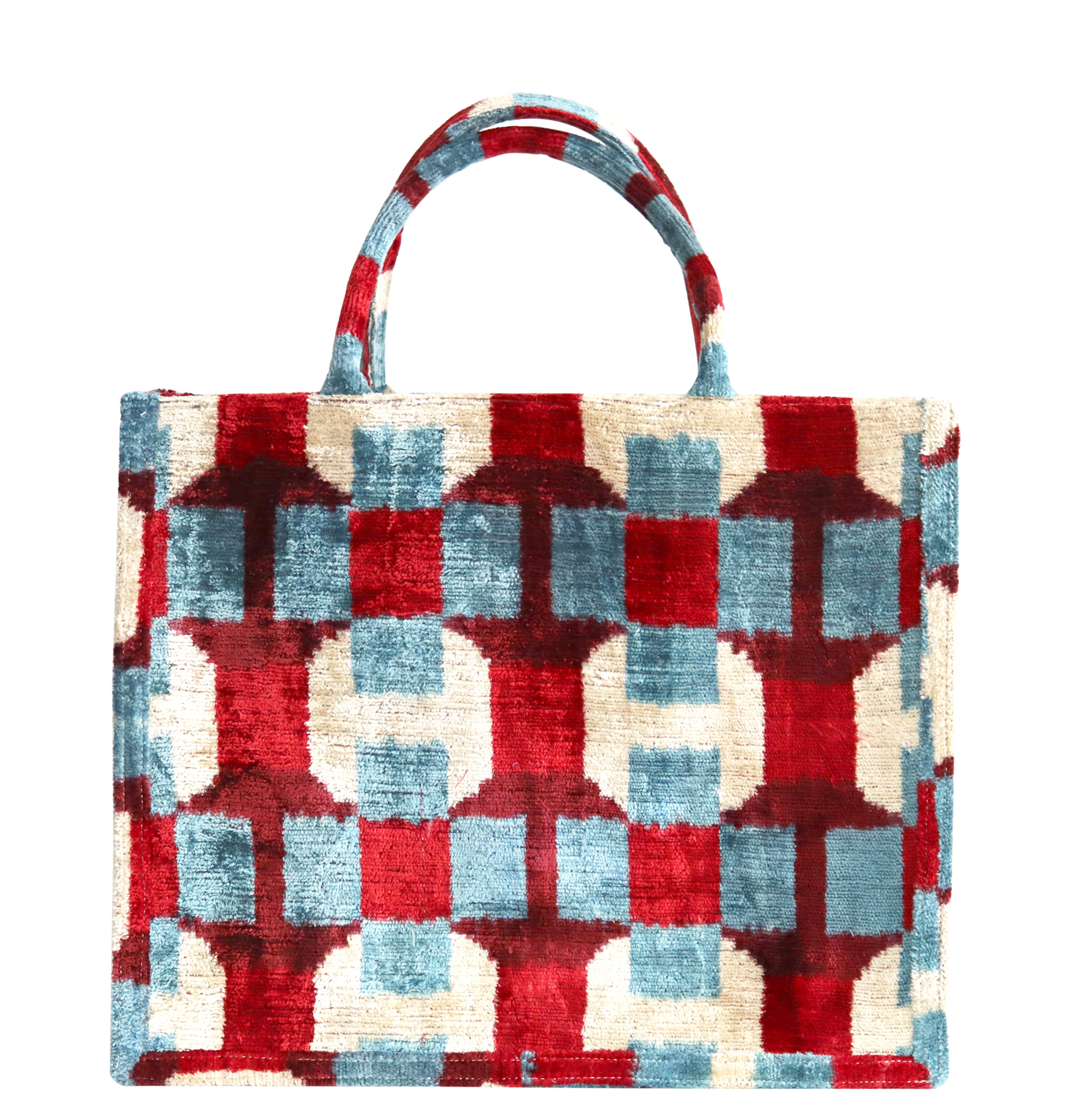 silk velvet ikat totebag 037
