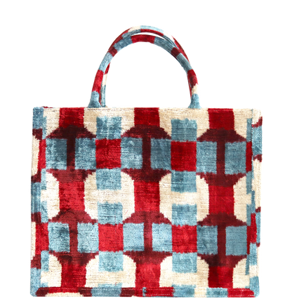 silk velvet ikat totebag 037
