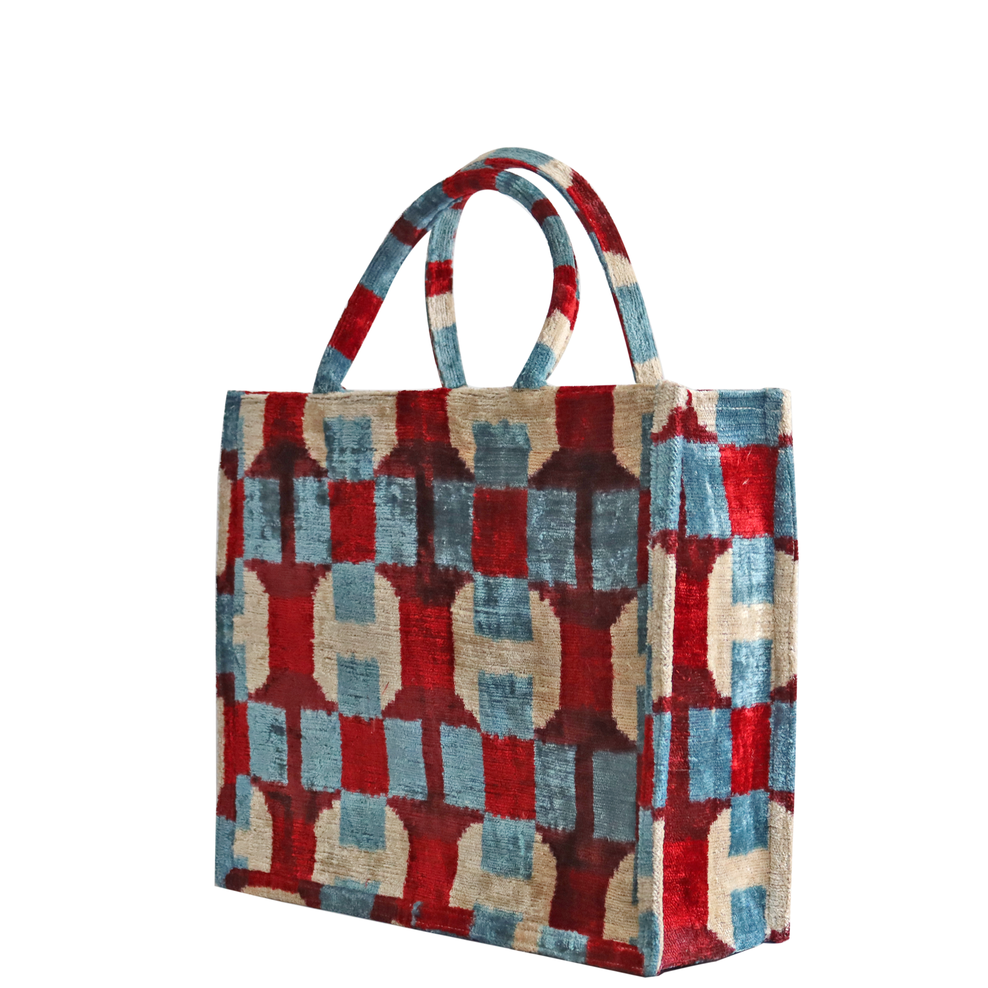 silk velvet ikat totebag 037