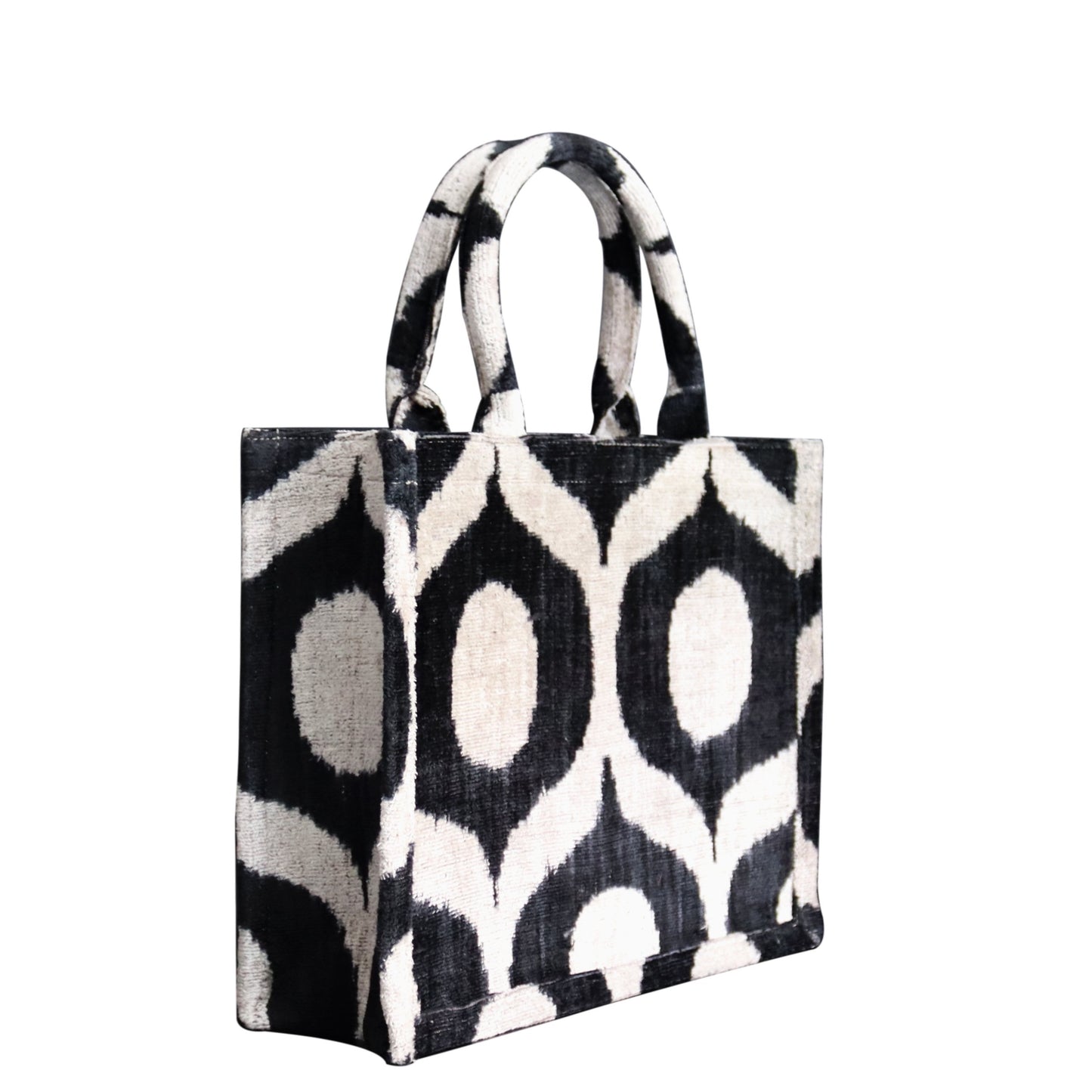 silk velvet ikat totebag 036