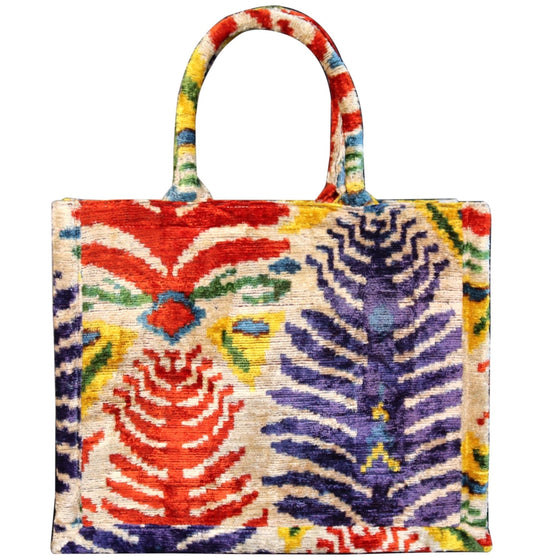 silk velvet ikat totebag 042