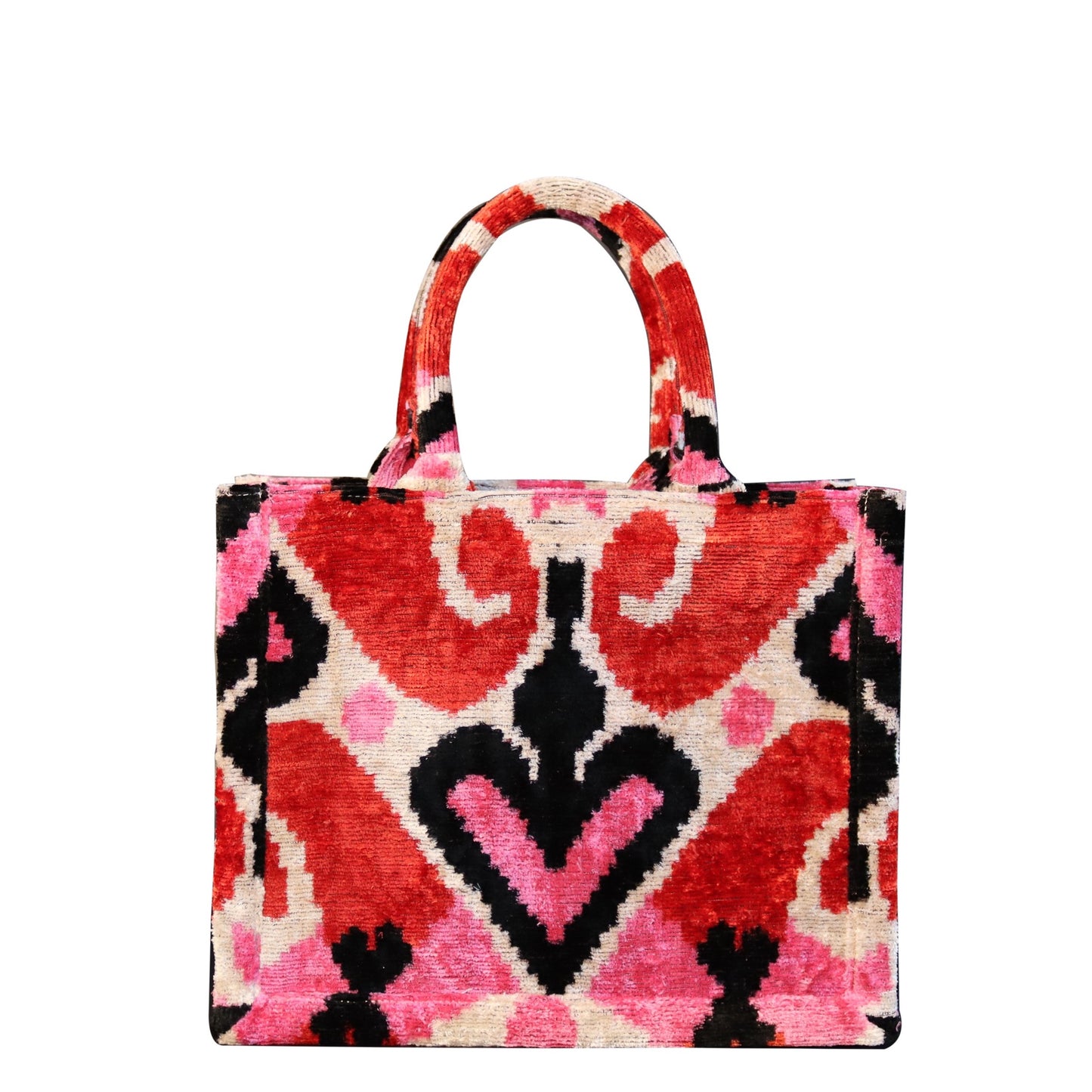 silk velvet ikat mini totebag 044