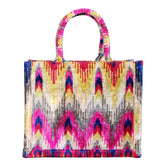 silk velvet ikat totebag 045