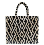 silk velvet ikat totebag 054