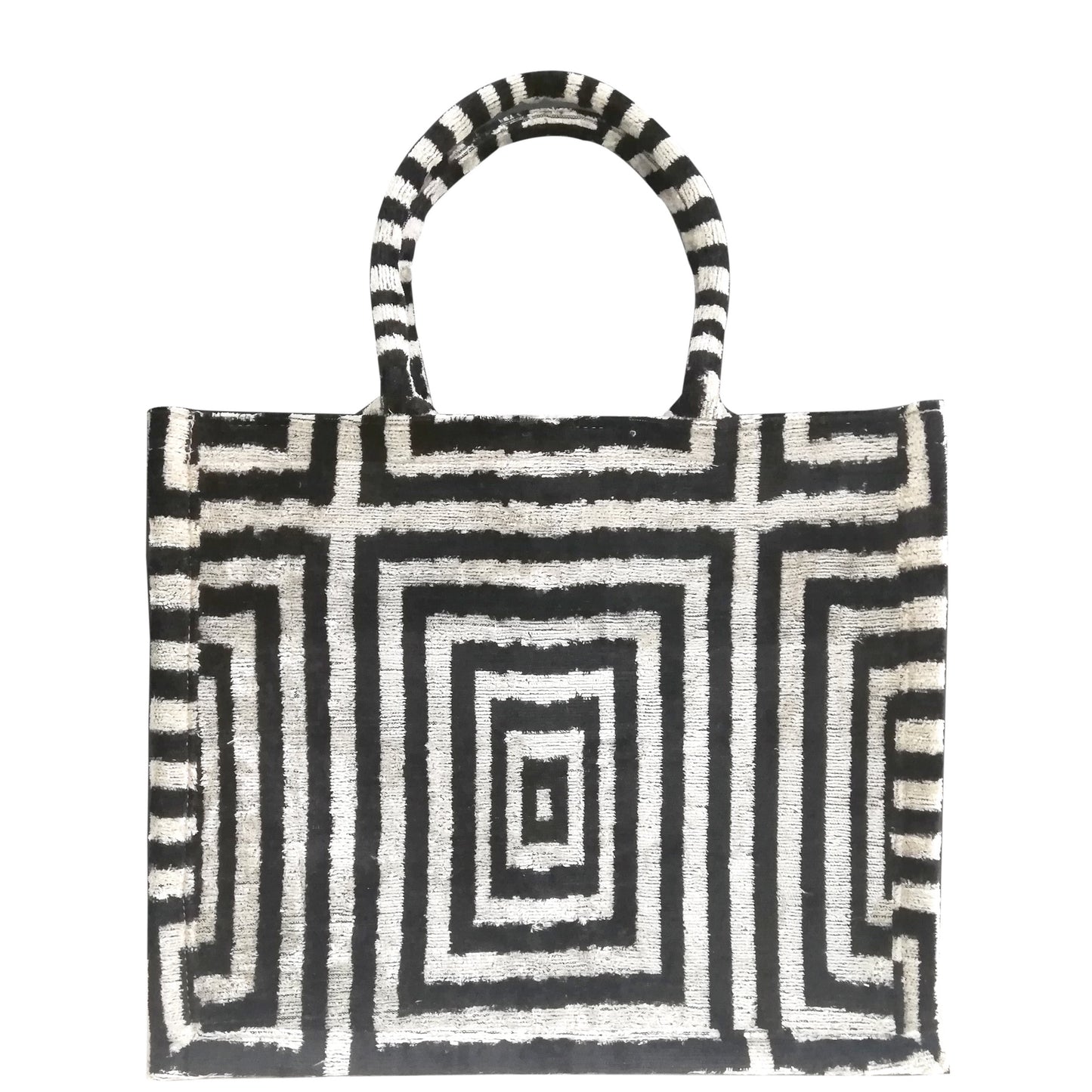 silk velvet ikat totebag 055
