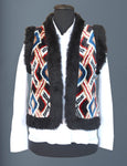 Silk Velvet Ikat Vest