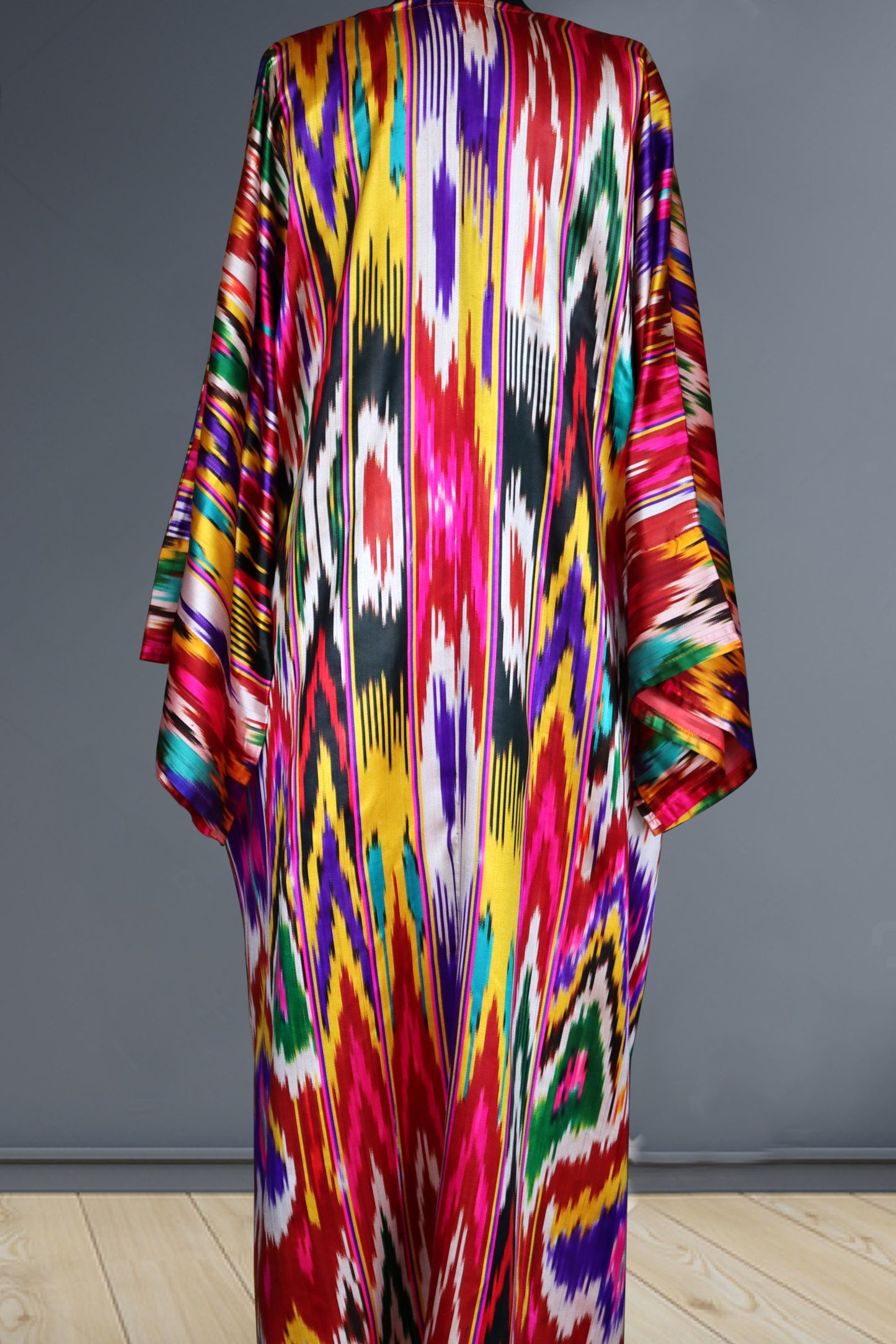 vintage silk ikat kimono vk 015