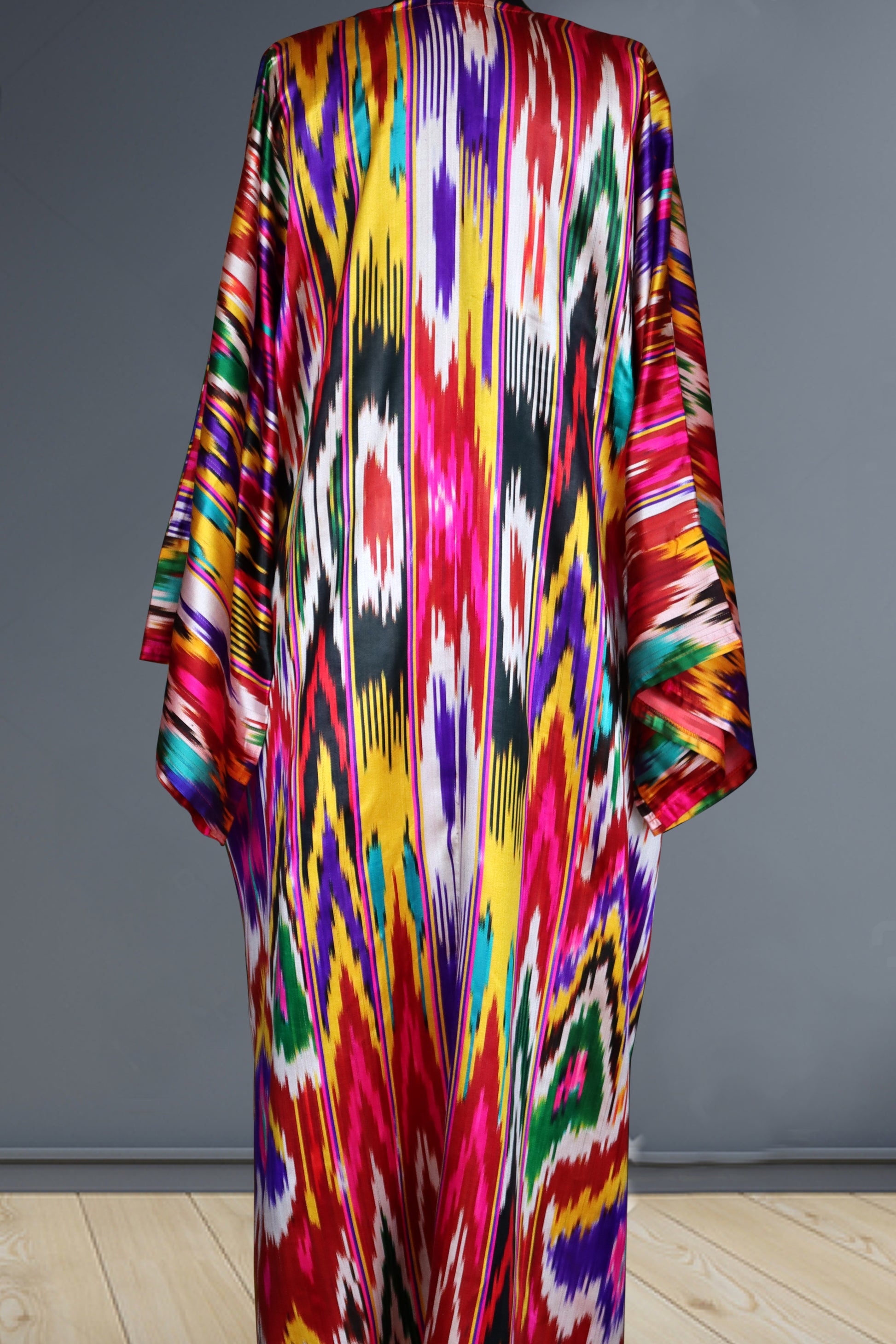 vintage silk ikat kimono vk 015