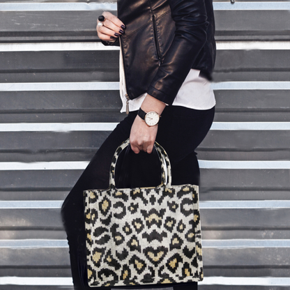 silk velvet ikat mini totebag 022